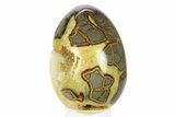 Calcite Crystal Filled Septarian Geode Egg - Utah #288951-2